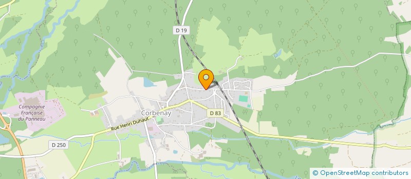 localisation de l'entreprise MONSIEUR DAVID ZIMMERMANN  CORBENAY