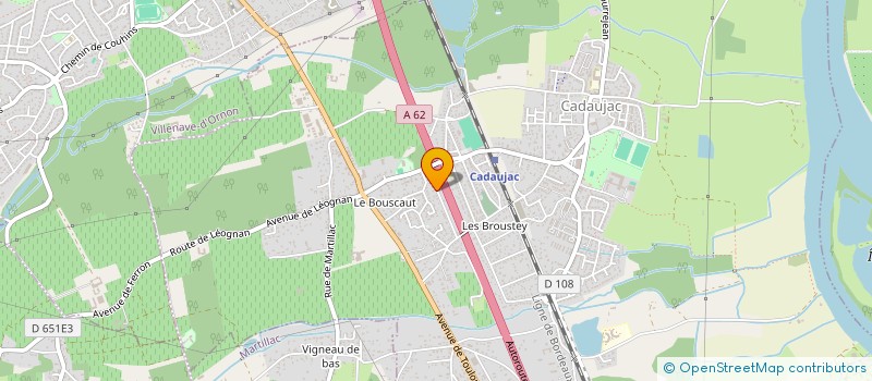 localisation de l'entreprise MONSIEUR DAVID ZOHRABYAN  CADAUJAC