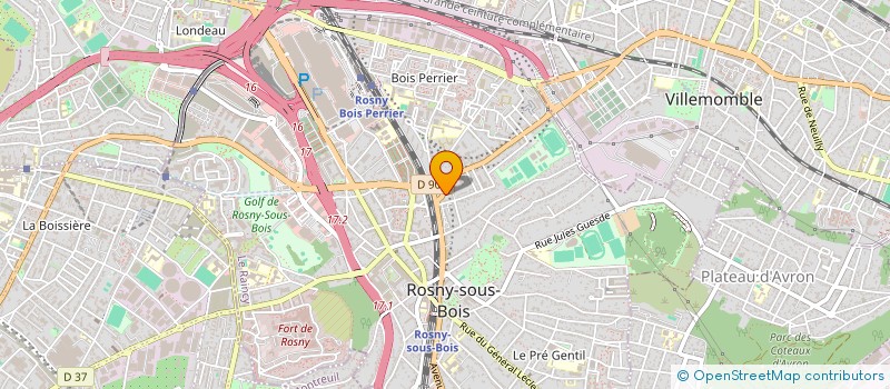 localisation de l'entreprise MONSIEUR DAVID ZOTOFF à ROSNY-SOUS-BOIS