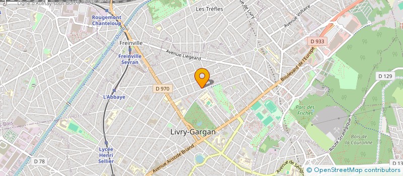 localisation de l'entreprise MONSIEUR DAVID ZOTOFF  LIVRY-GARGAN