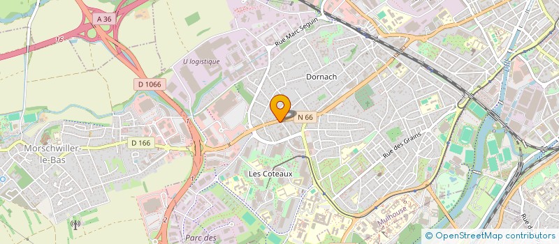 localisation de l'entreprise MONSIEUR DAVID ZURCHER  MULHOUSE