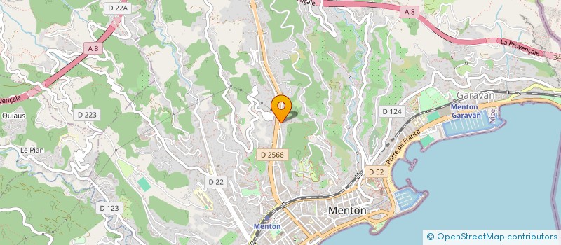 localisation de l'entreprise MONSIEUR DAVIDE AMATOBENE à MENTON