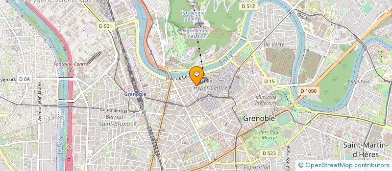 localisation de l'entreprise MONSIEUR DAVIDE BENTIVEGNA à GRENOBLE