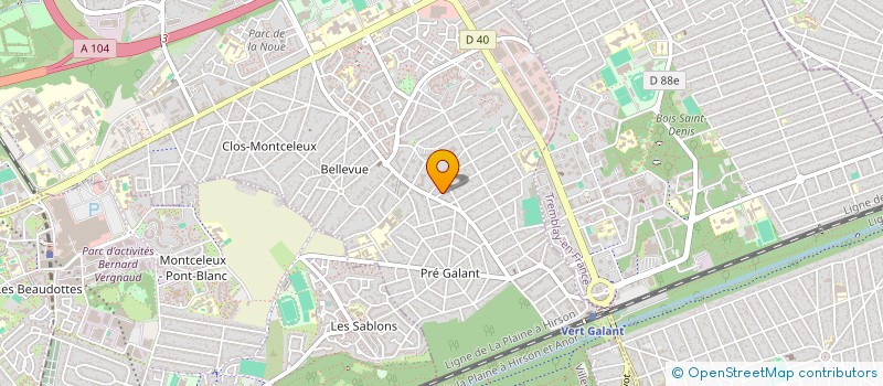 localisation de l'entreprise MONSIEUR DAVIDE BUONAROTA  VILLEPINTE