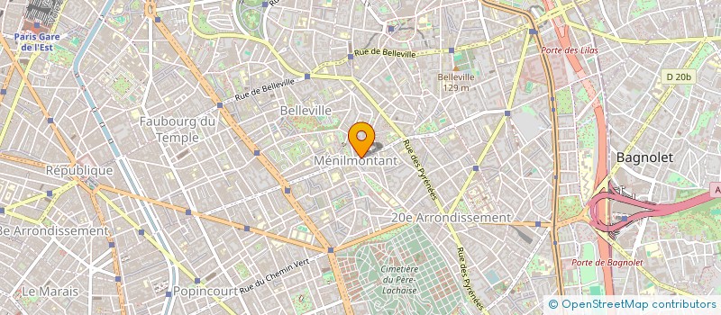 localisation de l'entreprise MONSIEUR DAVIDE CASSINARI à BAGNOLET
