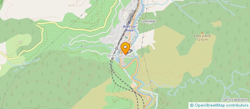 localisation de l'entreprise MONSIEUR DAVIDE CURZIETTI  BREIL-SUR-ROYA