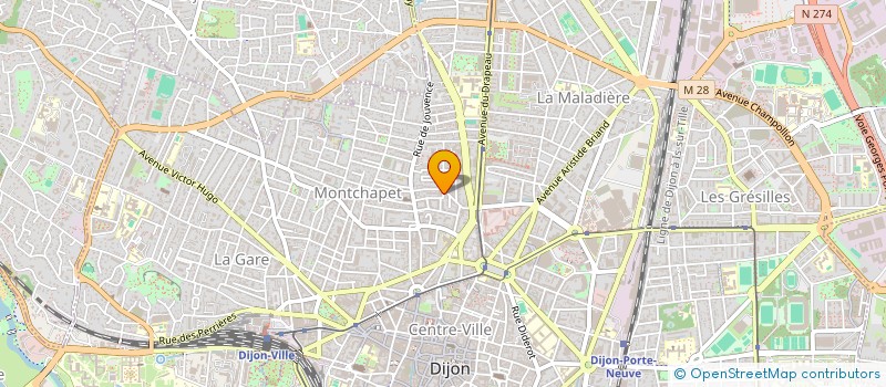 localisation de l'entreprise MONSIEUR DAVIDE DE ANGELIS  DIJON