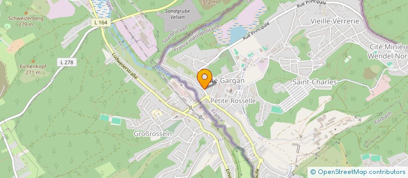 localisation de l'entreprise MONSIEUR DAVIDE FRANGIAMORE  PETITE-ROSSELLE