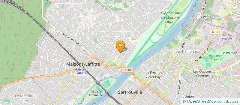localisation de l'entreprise MONSIEUR DAVIDE GAVA  MAISONS-LAFFITTE