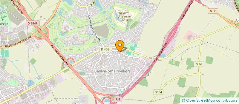 localisation de l'entreprise MONSIEUR DAVIDE LO PORTO  BAILLY-ROMAINVILLIERS