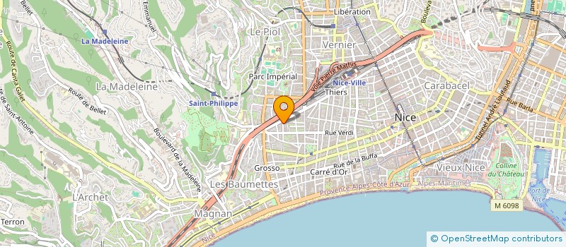 localisation de l'entreprise MONSIEUR DAVIDE PALAMARA à NICE
