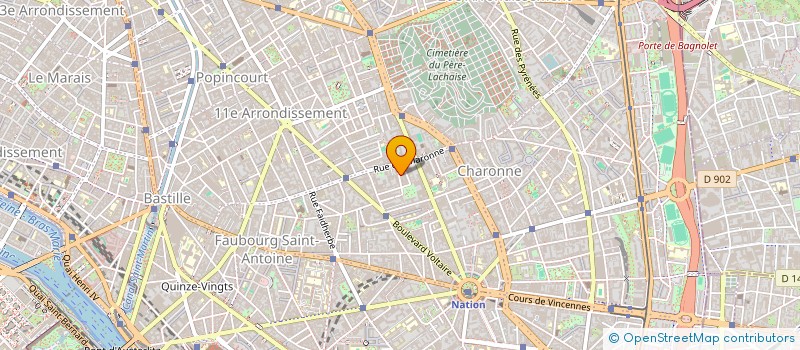 localisation de l'entreprise MONSIEUR DAVIDE PALMIOTTO  PARIS