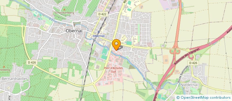localisation de l'entreprise MONSIEUR DAVIDE ROSCINI à OBERNAI