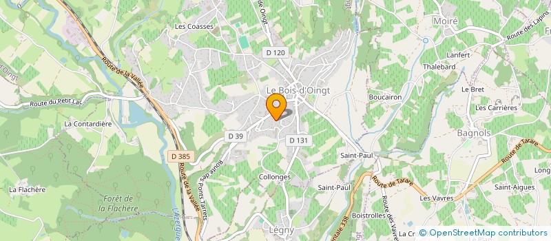 localisation de l'entreprise MONSIEUR DAVIDE SASSI  VAL D'OINGT