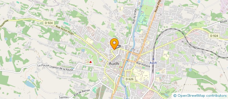 localisation de l'entreprise MONSIEUR DAVIDE ZAGO à AUCH