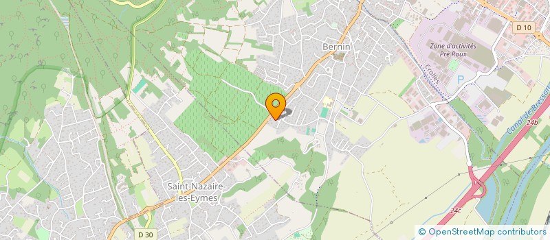 localisation de l'entreprise MONSIEUR DAVIDS JAZDOVSKIS  BERNIN