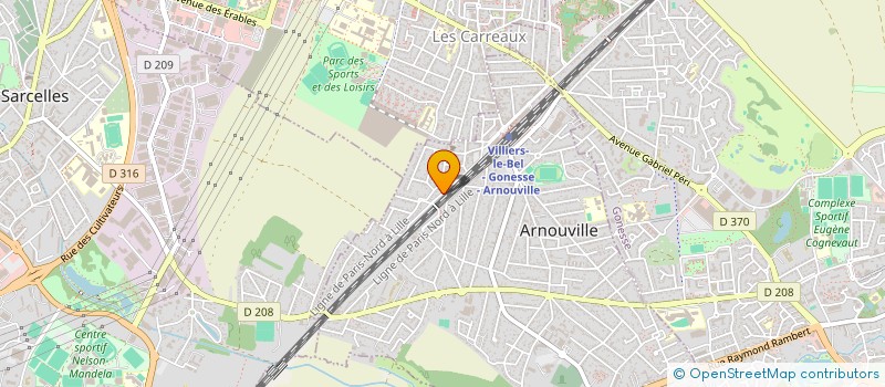 localisation de l'entreprise MONSIEUR DAVIDSON BRENE  ARNOUVILLE