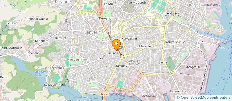 localisation de l'entreprise MONSIEUR DAVIDSON GARREAU  LORIENT