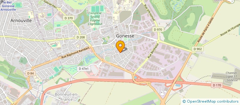 localisation de l'entreprise MONSIEUR DAVIDSON MILICE à GONESSE