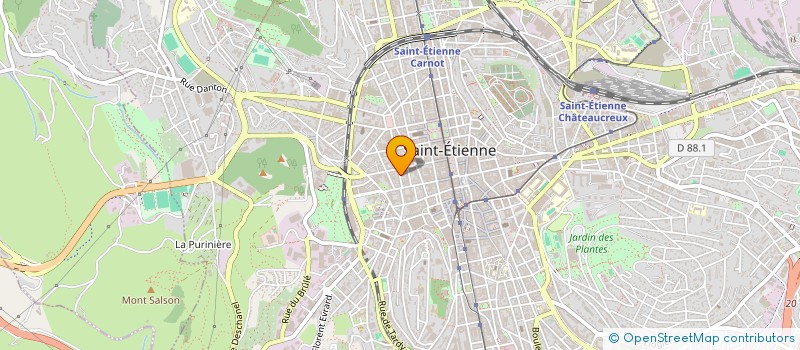 localisation de l'entreprise MONSIEUR DAVIS AGHAYERE  SAINT-ETIENNE