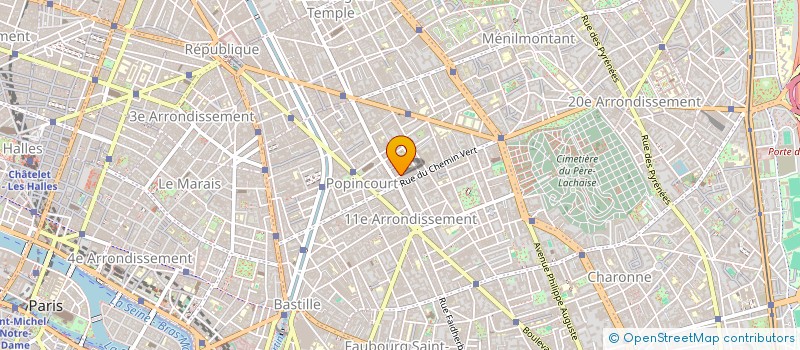 localisation de l'entreprise MONSIEUR DAVIS BENICHOU à PARIS