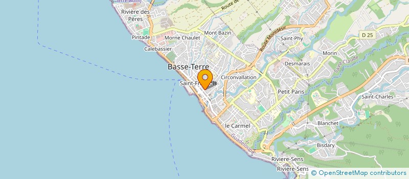 localisation de l'entreprise MONSIEUR DAVISE DOUMBIA à BASSE-TERRE
