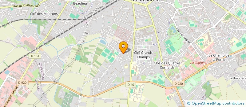 localisation de l'entreprise MONSIEUR DAVIT GYURJYAN à CHATEAUROUX