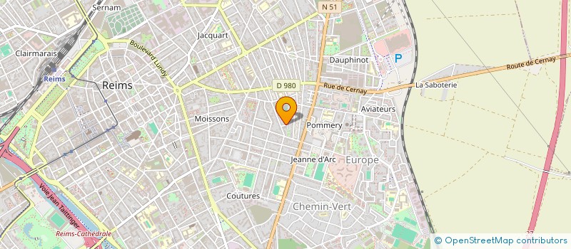 localisation de l'entreprise MONSIEUR DAVIT MUSAYELYAN  REIMS