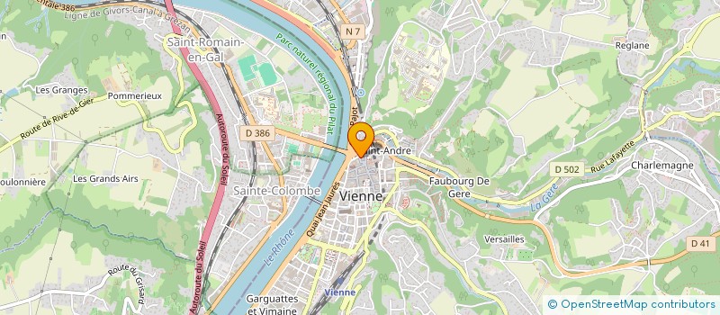 localisation de l'entreprise MONSIEUR DAVIT OHANYAN  VIENNE