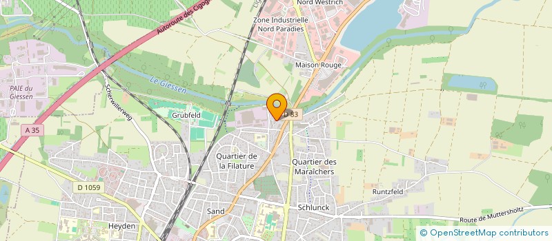 localisation de l'entreprise MONSIEUR DAVITI CHIGOEVI  SELESTAT