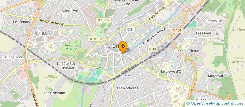 localisation de l'entreprise MONSIEUR DAVON HASSAN  DREUX