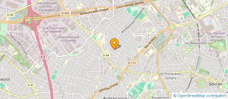 localisation de l'entreprise MONSIEUR DAVOR KOMSIC à AULNAY-SOUS-BOIS