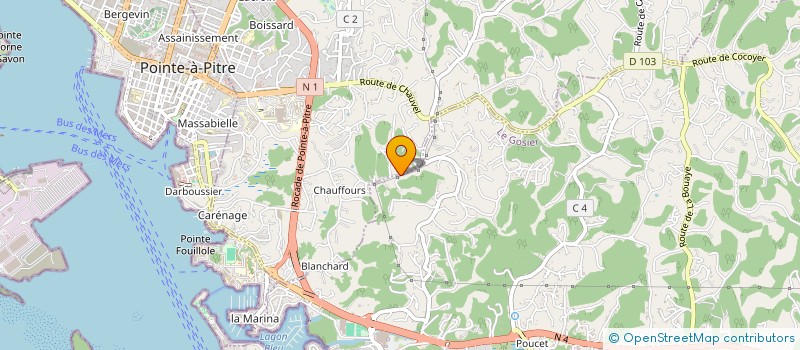 localisation de l'entreprise MONSIEUR DAVRYCK MONDES  LES ABYMES