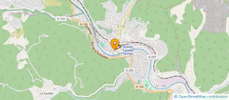 localisation de l'entreprise MONSIEUR DAVUT AKAN  LA GRAND-COMBE