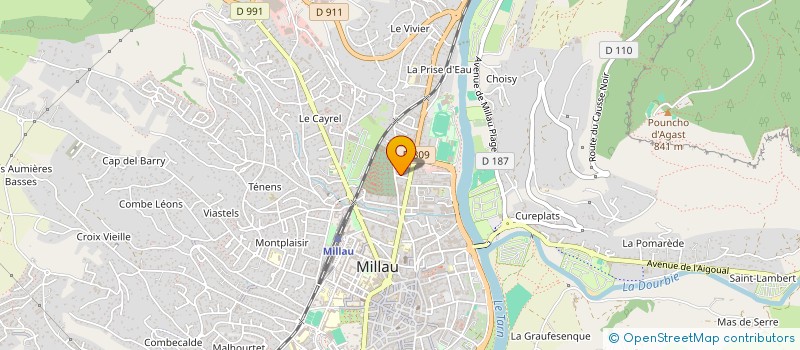 localisation de l'entreprise MONSIEUR DAVUT ALTUN  MILLAU