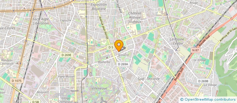localisation de l'entreprise MONSIEUR DAVUT CETIN  GRENOBLE