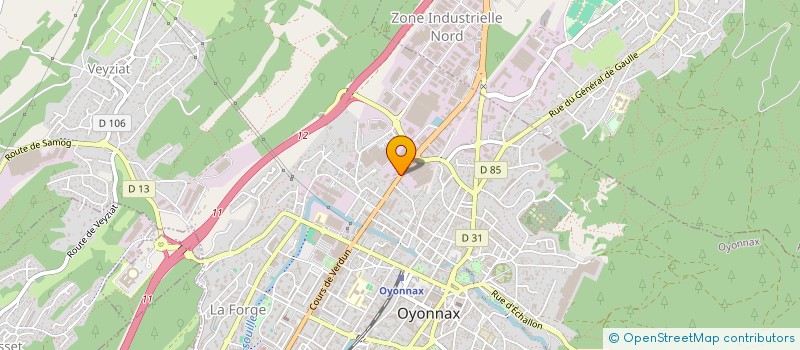 localisation de l'entreprise MONSIEUR DAVUT KAYAN à OYONNAX