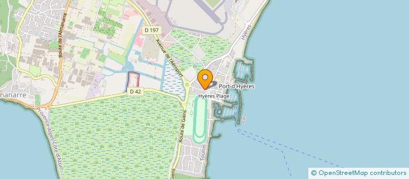 localisation de l'entreprise MONSIEUR DAVY ADELAIDE  HYERES