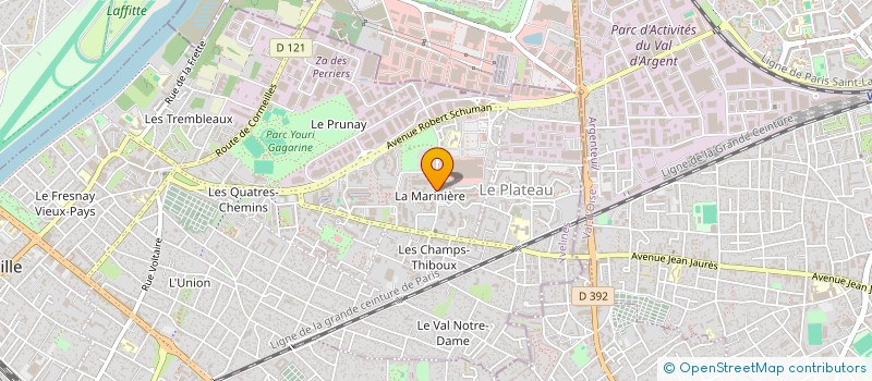 localisation de l'entreprise MONSIEUR DAVY AHOUA  SARTROUVILLE