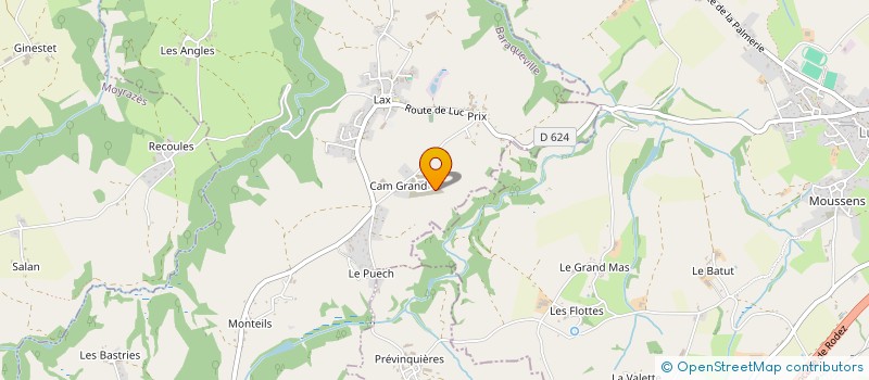 localisation de l'entreprise MONSIEUR DAVY ALVERNHES  BARAQUEVILLE