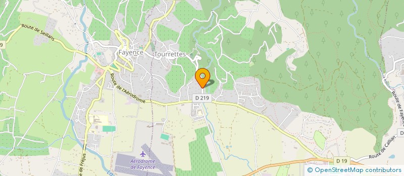 localisation de l'entreprise MONSIEUR DAVY ANDRE  TOURRETTES