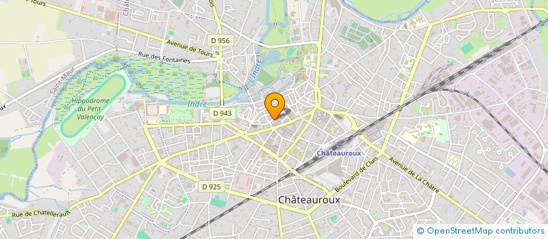 localisation de l'entreprise MONSIEUR DAVY AUCLERT à CHATEAUROUX
