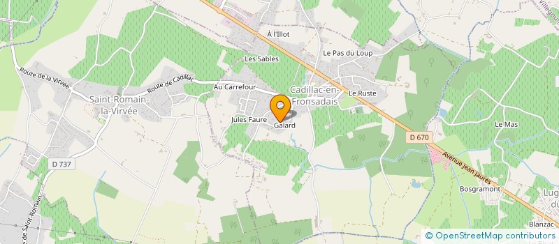 localisation de l'entreprise MONSIEUR DAVY BARRIERE à GAURIAGUET