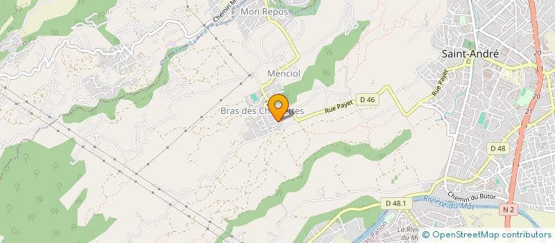 localisation de l'entreprise MONSIEUR DAVY BEGUE  SAINT-ANDRE