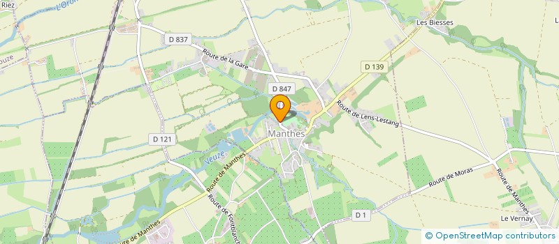 localisation de l'entreprise MONSIEUR DAVY BELDICO  MANTHES