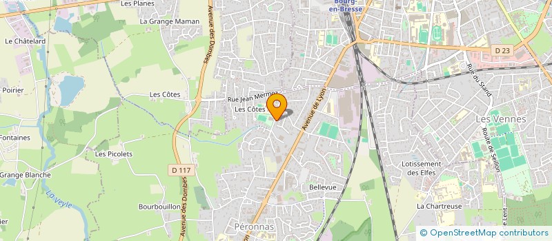 localisation de l'entreprise MONSIEUR DAVY BLAIZOUD à PERONNAS