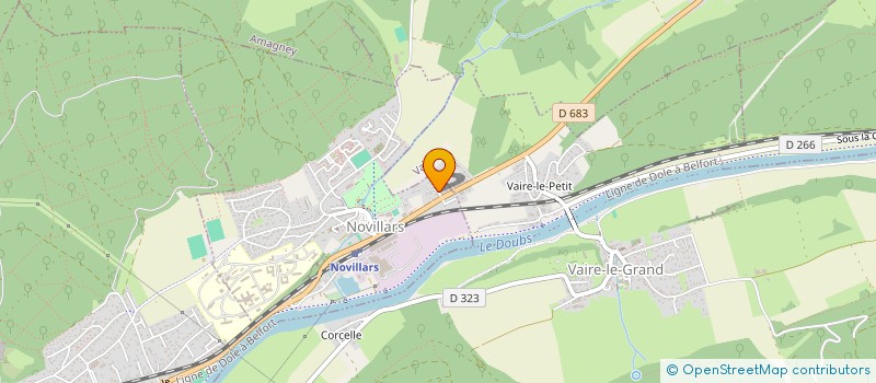 localisation de l'entreprise MONSIEUR DAVY BLONDEAU  NOVILLARS