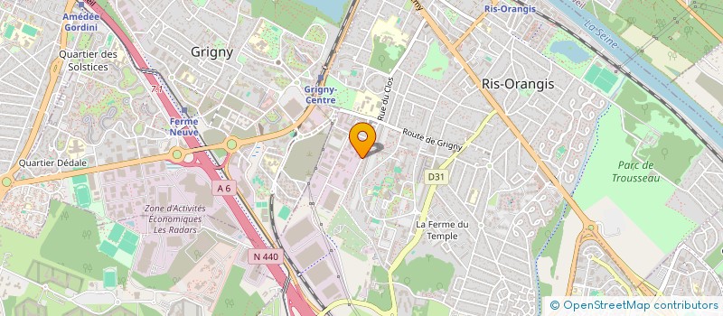 localisation de l'entreprise MONSIEUR DAVY BOUCHEE  RIS-ORANGIS