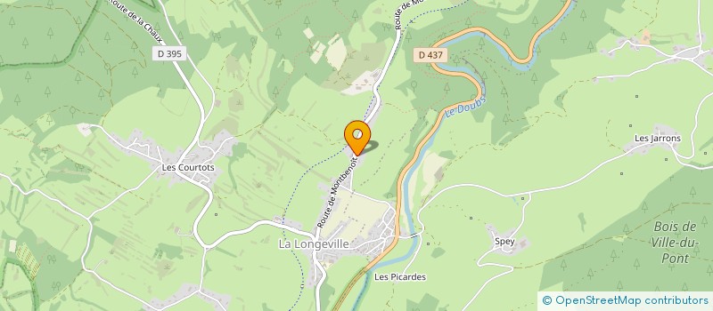 localisation de l'entreprise MONSIEUR DAVY CAILLAULT  LA LONGEVILLE