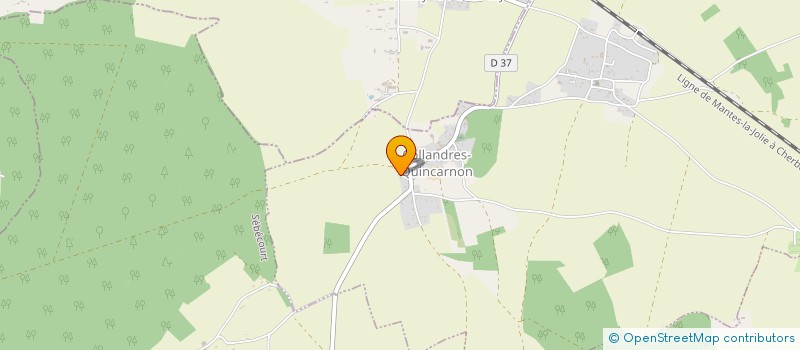 localisation de l'entreprise MONSIEUR DAVY CAILLY  COLLANDRES-QUINCARNON